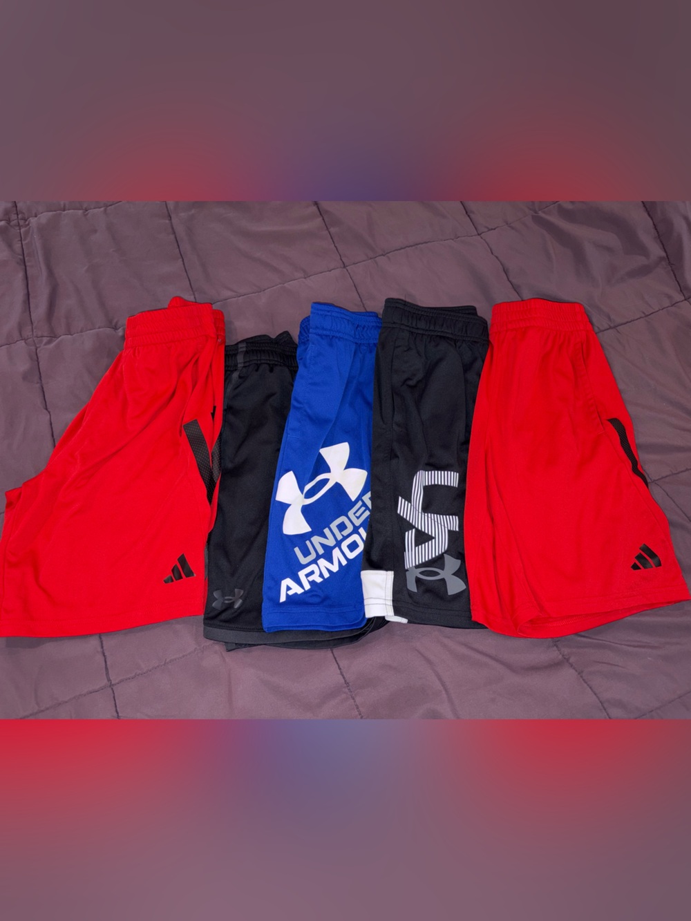 Under Armour Boys' Bundle of 5 Athletic Shorts - Medium